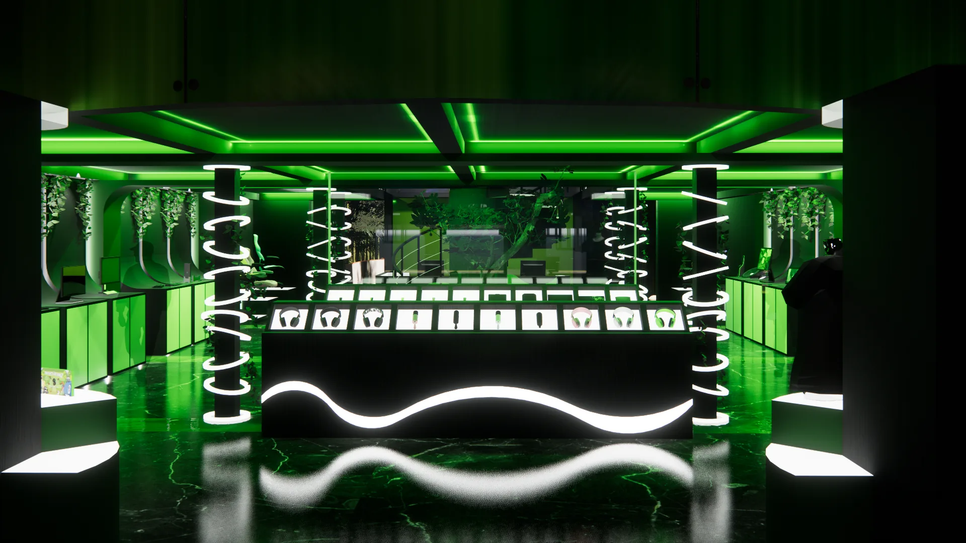 Into the Wild Wood of Razer: retail display