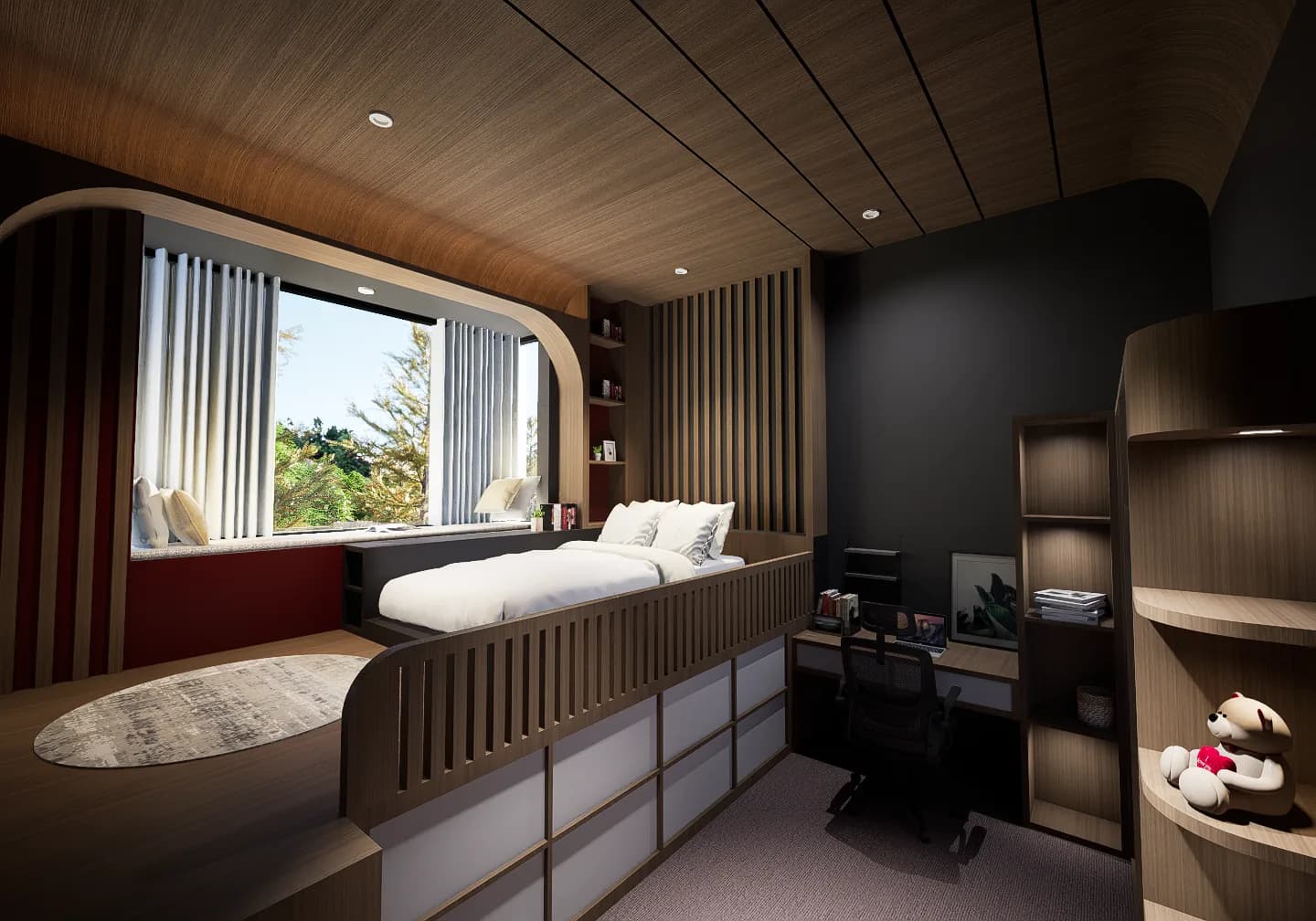 Build to Last: bedroom perspective 05